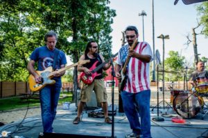 July 2016: Mellencougar at Jesse Oaks. The band performed during the 2016 Customer Appreciation Luau.