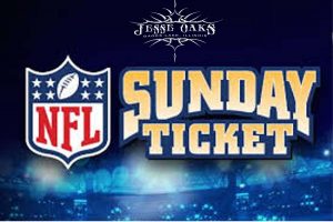 Jesse Oaks has your NFL Sunday Ticket | Lots of flat panel televisions with great views all Sunday long here at Jesse Oaks.